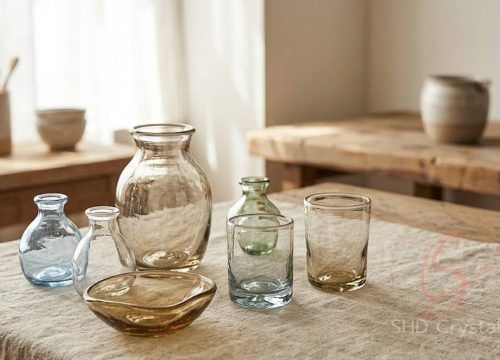 hand-blown glass factory