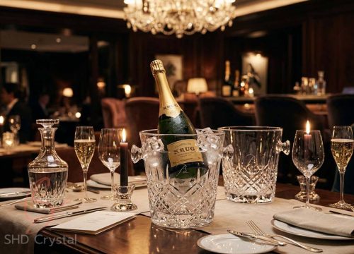 custom crystal ice buckets