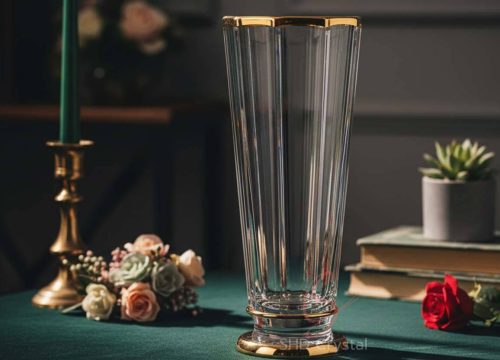 large crystal vase factory