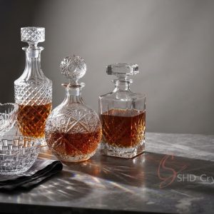 lead crystal drinkware