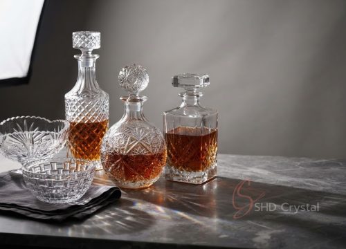 lead crystal drinkware