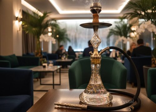 luxury glass hookah aesthetics