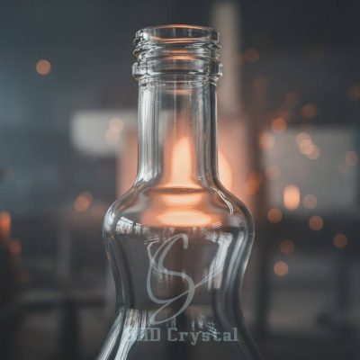 one-piece molded hookah bottle