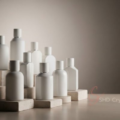opaque white glass packaging