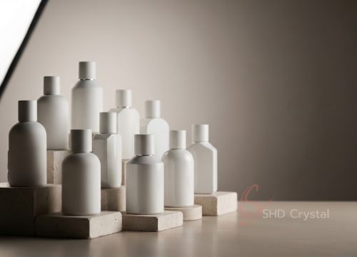 opaque white glass packaging