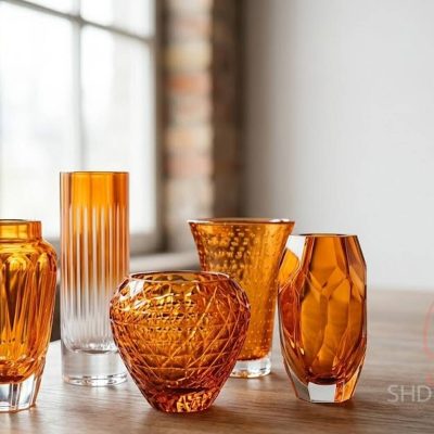 orange glass vase manufacturers
