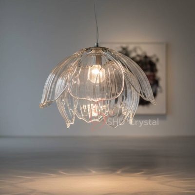 petal-shaped lampshade