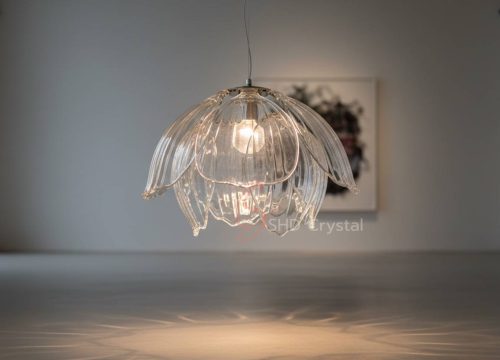 petal-shaped lampshade