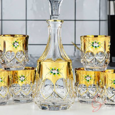 Custom crystal glass barware