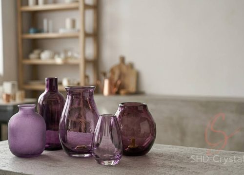 purple glass vase manufacturers