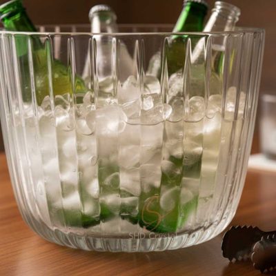 ribbed beverage ice tub