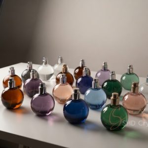 round glass bottle production