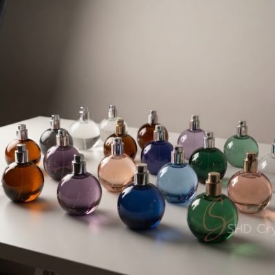 round glass bottle production