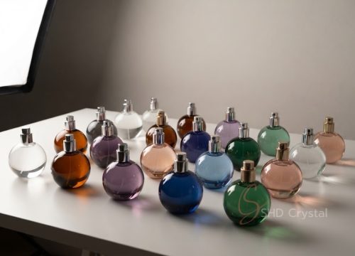 round glass bottle production