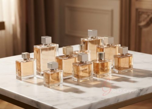 square glass bottle production