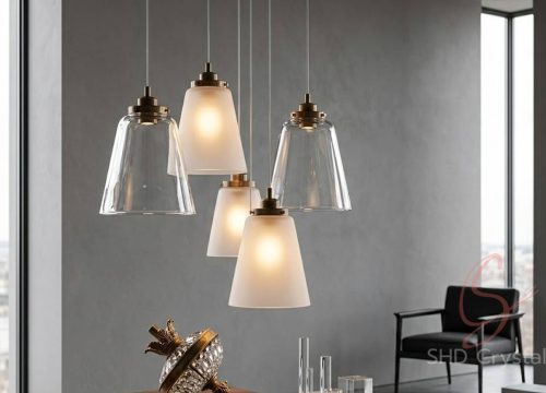 tapered glass lamp shades