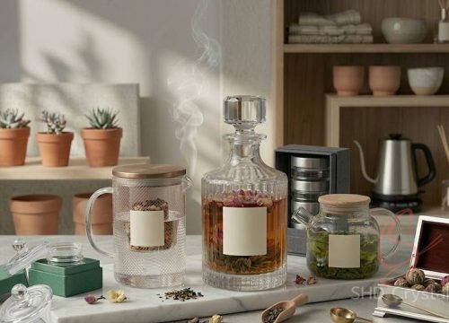 visible infusion glassware