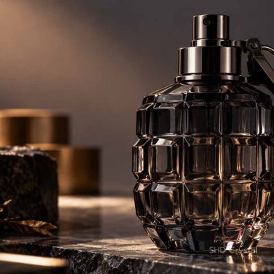 weapon-shaped perfume bottle