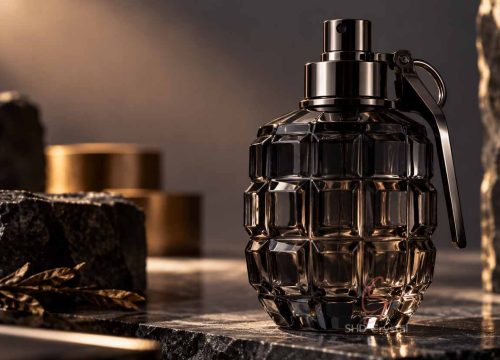 weapon-shaped perfume bottle