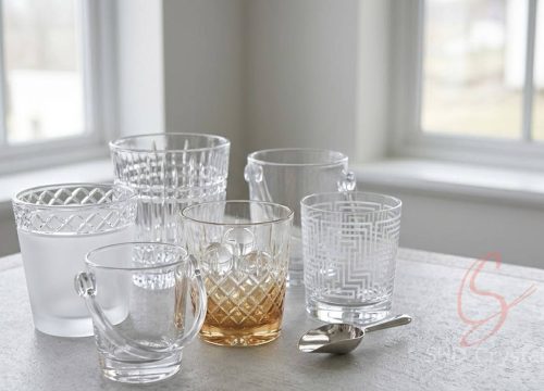 wholesale crystal ice buckets processing