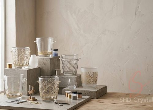 wholesale glass ice buckets processing