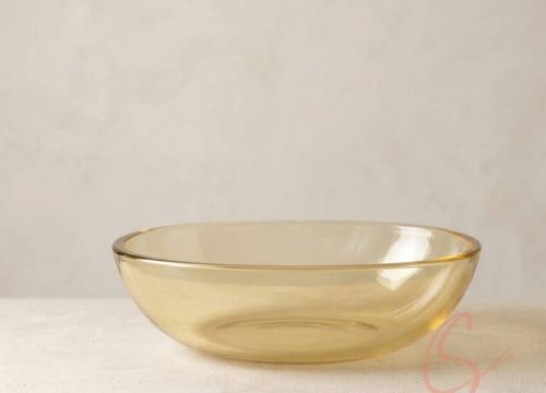 yellow wash basin